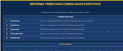 Planilha Fácil de Planejamento Tributário — simulador executivo
